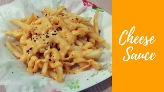 Cheese Sauce  French fries Sauce Hungrybites Vegetarian Food Halal Food [upl. by Llehsor454]