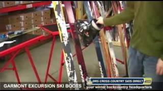 Garmont Excursion Ski Boots Review Video by ORS Cross Country Skis Direct [upl. by Dlanor402]