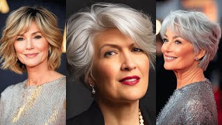 Elegant Hairstyles for Women Over 60  Thin Hair TOP 6 HAIRCUTS FOR THIN HAIR [upl. by Ahrendt]