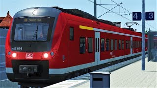 BR 440 Fugger Express Coradia Continental München  Augsburg Regionalexpress Train Simulator 2018 [upl. by Quickman496]