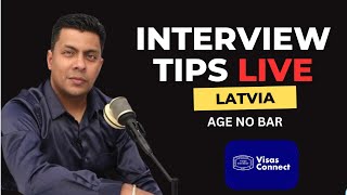 Latvian Visa Process Live Interview with Rohit Menon from Visas Connect  MustKnow Questions [upl. by Zavala]