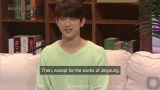 Engsub GOT7 Jinyoung Hear Here Fanmeeting Part 1 [upl. by Adamina561]