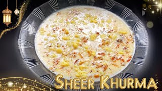 Richness of Sheer Khurma  Authentic Eid Dessert Recipe [upl. by Lenzi]