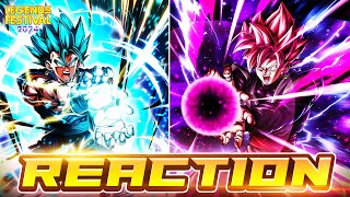 LEGENDS FEST 2024 BEGINS REACTING TO THE NEW VB AND GOKU BLACK  Dragon Ball Legends [upl. by Nirrej]