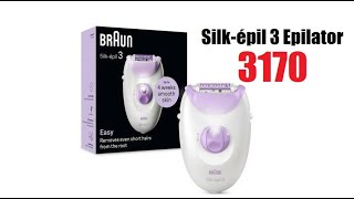 Braun Silk Epil 3 Legs amp Arms Epilator  3170 price in Pakistan 2025  how to use [upl. by Jillene384]