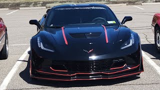 Corvette C7 Z06 35000 miles replacing cracked wheels again [upl. by Tobie]