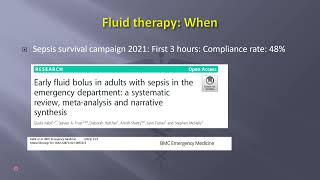 2024 Update Sepsis and Septic shock PART 4 Fluid management [upl. by Vez]