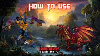 HOW TO USE OPTIMAL OPTIMUS AND TM2 MEGATRON  TRANSFORMERS EARTH WARS [upl. by Manfred]