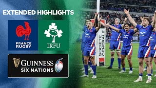 France v Ireland  Extended Highlights  2022 Guinness Six Nations [upl. by Badr811]