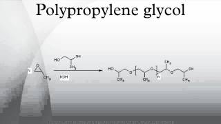 Polypropylene glycol [upl. by Sillyrama591]