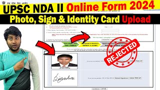 NDA Form Photo Upload  Signature upload in NDA Application  Photo ID Upload in NDA Form 2024 [upl. by Sanderson]