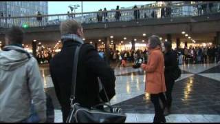 Biggest flashmob in Sweden  Sergels Torg [upl. by Lebna847]