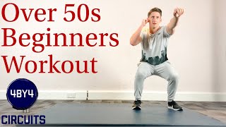 Over 50s Beginners  Full Body  Cardio Workout [upl. by Ronoc]