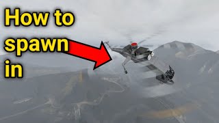 How to spawn the skylift  magnet helicopter in gta 5 online [upl. by Alena]