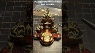 Piececool “WindBreaker” Rear Deck Construction piececool 3dmodeling metalmodels art artmodel [upl. by Otrebla]