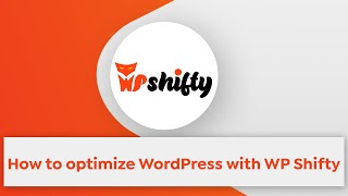 How to optimize WordPress with WP Shifty [upl. by Er]