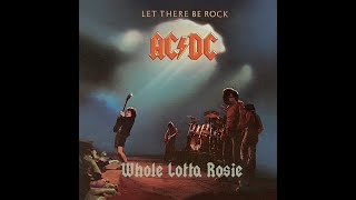 ACDC  WHOLE LOTTA ROSIE Guitar Backing Track with Original Vocals [upl. by Galen857]