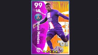 Nuno Mendes 99 Progression Points in Efootball 2024 [upl. by Jerrold200]