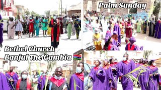 Palm Sunday Service At Bethel Church  In Banjul The Gambia 🇬🇲  Dadas FoodCrave Kitchen VLOG [upl. by Melc]