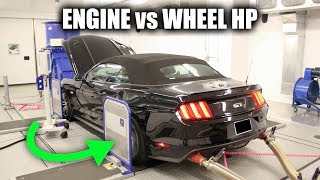 Engine Horsepower vs Wheel Horsepower  HP vs WHP [upl. by Eittap]