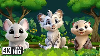 Wild Animal Sounds Lemming Lynx Otter Stoat Llama Hen  Animal Videos [upl. by Naerad521]