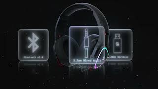 MR710 Ultimate RGB Wireless Gaming Headset 65H Playtime Immersive Sound and NextGen Connectivity [upl. by Norm]