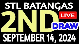 Stl Batangas results today September 14 2024 2nd draw stl pares [upl. by Godard]