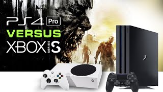 PS4 PRO vs XBOX SERIES S  Comparativo de Qualidade e FPS no Dying Light Platinum Edition [upl. by Hamel858]