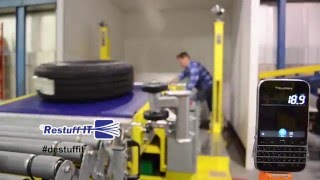 Manually Loading Tires into Trailer  Restuffit™ Timed Trial [upl. by Laura]