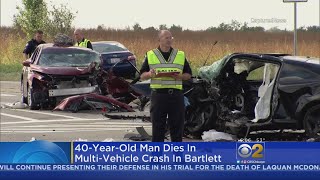 5Car Pileup In Bartlett Leaves 1 Dead 4 Hurt [upl. by Seidule855]