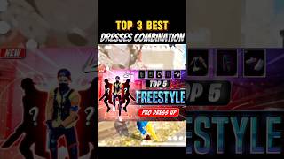 TOP 3 BEST DRESSES COMBINATION IN FREE FIRE🤯🔥💥paraSAMSUNGA5A6A7J2J5J7S5S6S7S9A30shorts [upl. by Seana]