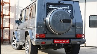 Mercedes G55 AMG Sound V8 Rumble with Supersprint full exhaust [upl. by Angid]