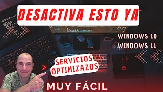 Cómo DESACTIVAR servicios innecesarios en Windows😱MUY FÁCIL🥳 [upl. by Yesnikcm]