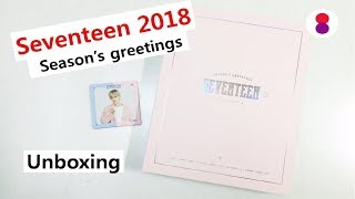 Seventeen 2018 seasons greetings unboxing review 세븐틴 セブンティーン [upl. by Atsirt]