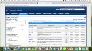 how to search for grants using grantsgov [upl. by Macri]