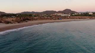 PLAYA DEL MOJÓN en Mazarrón Región de Murcia y Residencial quotRosa de los Vientosquot en primera línea [upl. by Alta400]