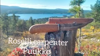 Roselli carpenter puukko [upl. by Ekul]