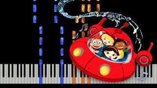 Little Einsteins Theme Song  Piano Tutorial [upl. by Ellebyam]