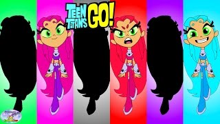 Teen Titans Go Color Swap Transforms Starfire Colors Episode Surprise Egg and Toy Collector SETC [upl. by Arda]