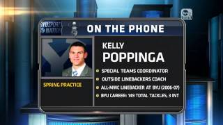 BYU Sports Nation 472014 Interview  Kelly Poppinga [upl. by Hebel]