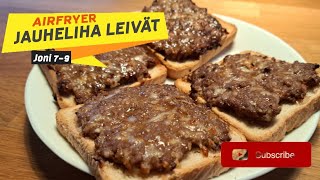 Airfryer jauheliha leivät [upl. by Doerrer714]