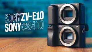 Cuál es MEJOR cámara para empezar  Sony ZVE10 vs Sony a6400 [upl. by Esilram]