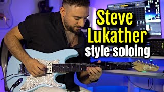 Emotional Steve Lukather Style Soloing  Stel Andre [upl. by Loos746]