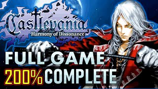 Castlevania Harmony of Dissonance  100 Hard mode No Damage [upl. by Goldman]