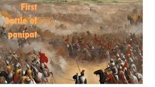 First battle of panipat 1526 how Babaur won the battle of panipat FaisalWarraich [upl. by Macleod501]