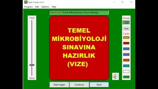 Mikrobiyoloji VİZEYE HAZIRLIK SoruCevap 1234 [upl. by Maguire7]