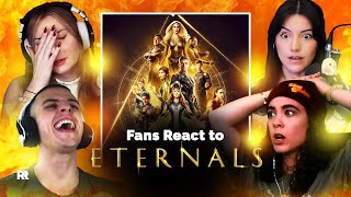 They definately didnt hate this one FIRST TIME watching Eternals 2021 Reaction Mashup [upl. by Eniamsaj28]