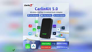 ✔️CarlinKit 50 2air Wireless CarPlay Adapter Android Auto Wireless Smar [upl. by Dleifyar]