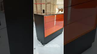 Multilayer glass display showcase wholesale mobile shop counter designs [upl. by Lehplar]