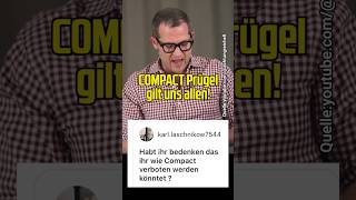 Reichelt sagt was Sache ist COMPACT Prügel gilt uns allen [upl. by Eikcin]